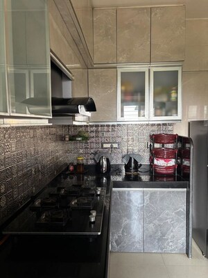 Kitchen in 2 BHK Apartment at Sai Chaturbhuj Apartment, Kharghar – for Rent