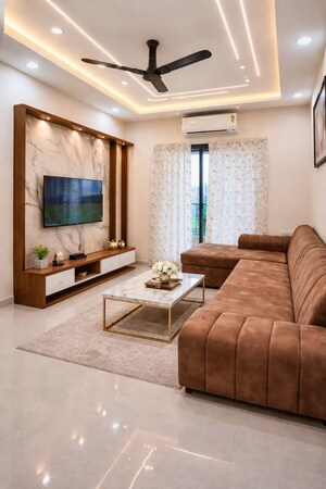 Living Room in 3 BHK Villa at Pathiripala – for Sale