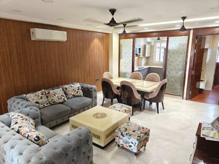Living Room, saket 3 Bedroom 1350 Sq.Ft. Apartment In Saket Delhi 10640091