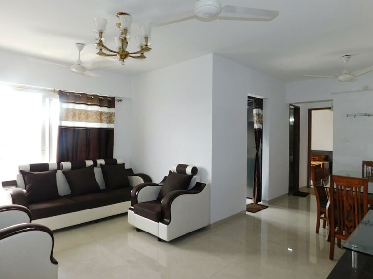 Living Room, rattan-icon 2.5 Bedroom 1800 Sq.Ft. Apartment In Seawoods Sector 50 Navi Mumbai 9440742