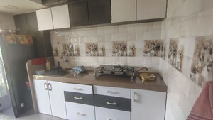 Kitchen in 1 BHK Apartment at Krishna Heights Ghansoli, Ghansoli – for Rent