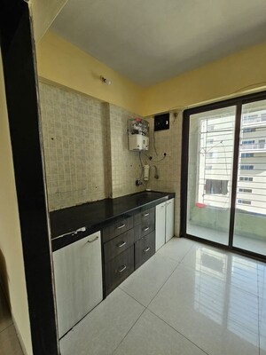 Kitchen in 2 BHK Apartment at Krishna Heights Ghansoli, Ghansoli – for Rent