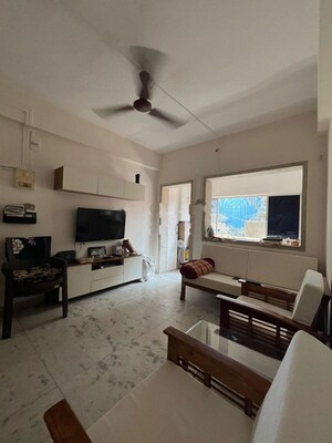 Living Room in 1 BHK Apartment at Balkrishna Bhavan CHS, Goregaon West – for Rent