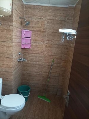Bathroom in 3 BHK Apartment at Highland Park Chandigarh, Bhabat – for Rent