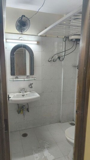 Bathroom in 3 BHK Apartment at Bani Park – for Rent