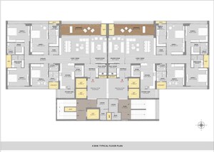 Floor Plan in 5 BHK Apartment at Maruti 360, Sanidhya – for Sale