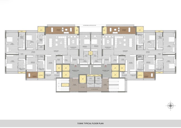 Master Plan, maruti-360 5 Bedroom 4225 Sq.Ft. Apartment In Sanidhya Ahmedabad 10640183