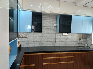 Kitchen in 3 BHK Apartment at Kunal Iconia, Mamurdi – for Rent
