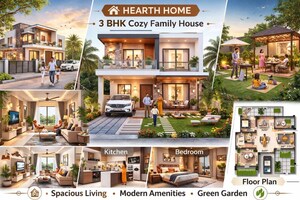 3 BHK Independent House – Exterior View View at Sarkanda - for Sale