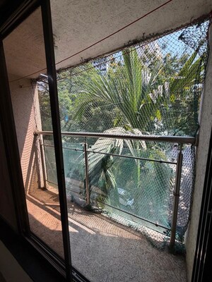 Balcony in 3 BHK Apartment at Awadhoot CHS, Andheri West – for Rent