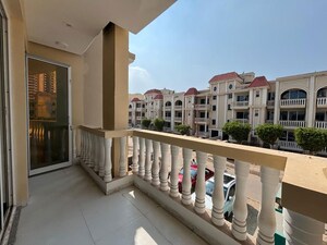 Balcony in 4 BHK Apartment at Ansal Esencia - Sovereign Floors, Sector 67 – for Rent
