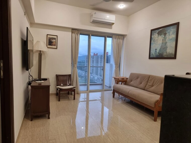 Living Room, lodha-belmondo Studio 497 Sq.Ft. Apartment In Gahunje Pune 10640343
