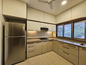 Kitchen in 3 BHK Apartment at Bandra West – for Rent