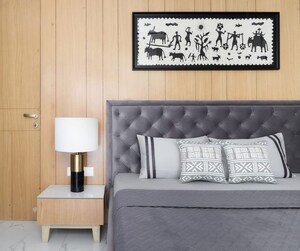 Bedroom in 4 BHK Apartment at Courtyard Primero, Gotri – for Sale