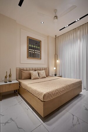 Bedroom in 4 BHK Apartment at Courtyard Primero, Gotri – for Sale