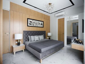 Bedroom in 4 BHK Apartment at Courtyard Primero, Gotri – for Sale