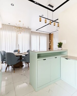 Kitchen in 4 BHK Apartment at Courtyard Primero, Gotri – for Sale