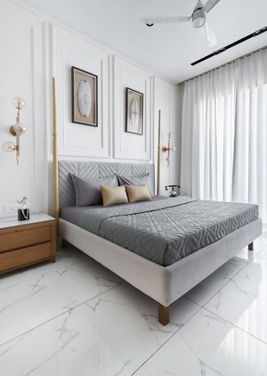 Bedroom in 4 BHK Apartment at Courtyard Primero, Gotri – for Sale