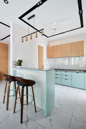 Kitchen in 4 BHK Apartment at Courtyard Primero, Gotri – for Sale