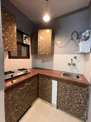 Kitchen in 1 BHK Apartment at Freedom Fighters Enclave – for Rent
