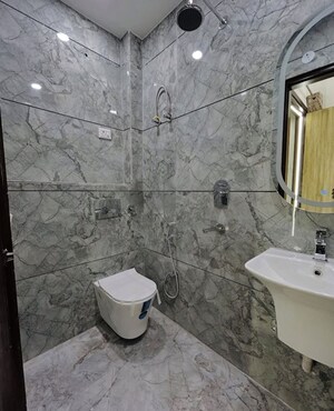 Bathroom in 3 BHK Builder Floor at Rohini Sector 25 – for Sale