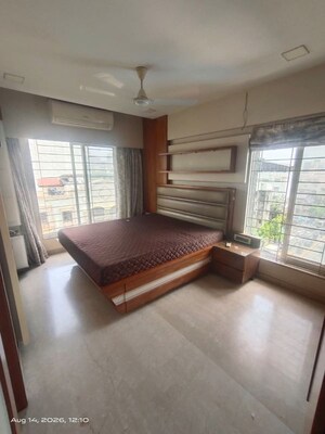 Living Room in 3 BHK Apartment at S Raheja Hari Bhavan, Khar West – for Rent