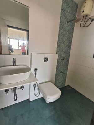 Bathroom in 3 BHK Apartment at Jal Vayu Vihar Apartments, Powai – for Rent
