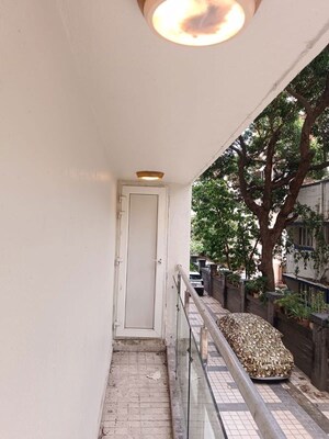Balcony in 4 BHK Apartment at Gym View, Khar West – for Rent