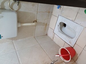 Attached Bathroom in 1 BHK Apartment at Krishna Residency Ghansoli, Ghansoli – for Rent