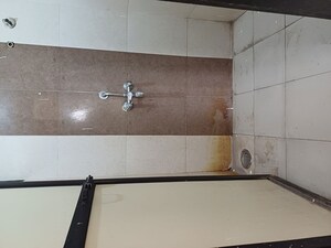 Bathroom in 1 BHK Apartment at Krishna Residency Ghansoli, Ghansoli – for Rent