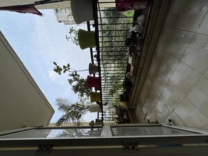 Balcony in 2.5 BHK Apartment at Uninav Heights Phase I, Raj Nagar Extension – for Rent