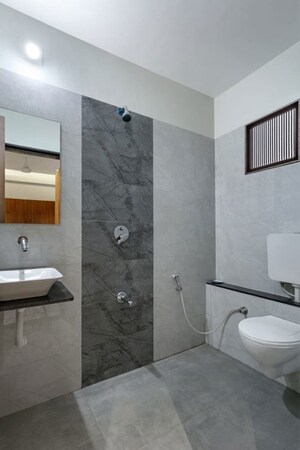 Bathroom in 3 BHK Apartment at Samanvay Splendid, Sevasi – for Sale