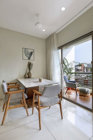 Dining area in 3 BHK Apartment at Samanvay Splendid, Sevasi – for Sale