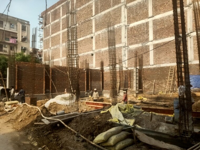 Exterior View, chattarpur 2 Bedroom 800 Sq.Ft. Builder Floor In Chattarpur Delhi 10640447