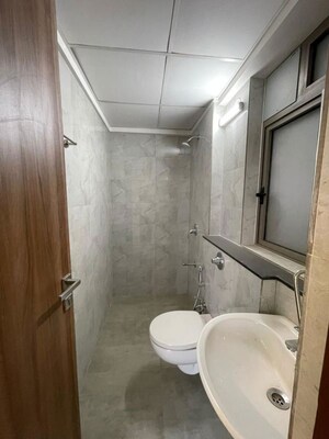 Bathroom in 2 BHK Apartment at Sheth Irene, Malad West – for Rent