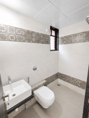 Bathroom in 2 BHK Apartment at Kohinoor Sapphire 2, Tathawade – for Rent