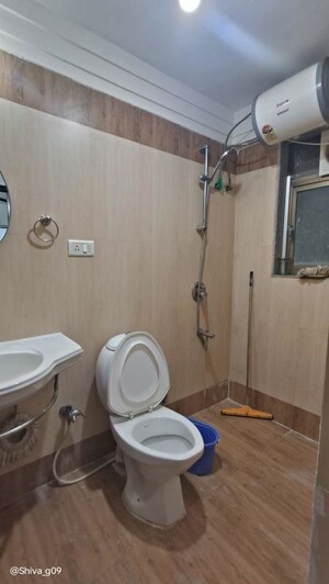 Bathroom in 2 BHK Apartment at Lokhandwala Harmony, Worli – for Rent