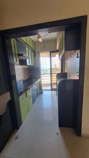 Kitchen in 2 BHK Apartment at Gajra Bhoomi Parth, Ghansoli – for Rent