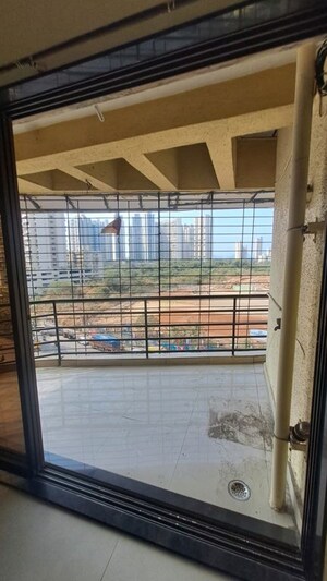 Balcony in 2 BHK Apartment at Gajra Bhoomi Parth, Ghansoli – for Rent