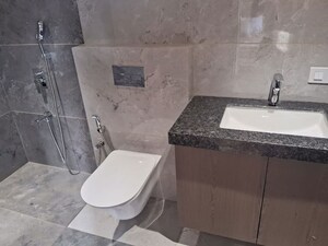 Bathroom in 4 BHK Apartment at Darshanam Spinel Stone, Gotri – for Sale