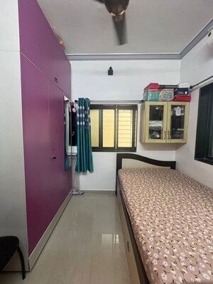 Master Bedroom in 1 BHK Apartment at Sai Darshan Ghansoli, Ghansoli – for Rent