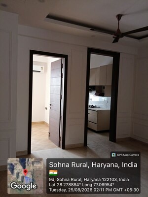 Building Lobby in 3 BHK Apartment at NKV Golden Avenue, Sohna Sector 35 – for Rent