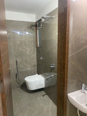 Bathroom in 2 BHK Apartment at Titanium Pyramid Icon, Ghansoli – for Rent