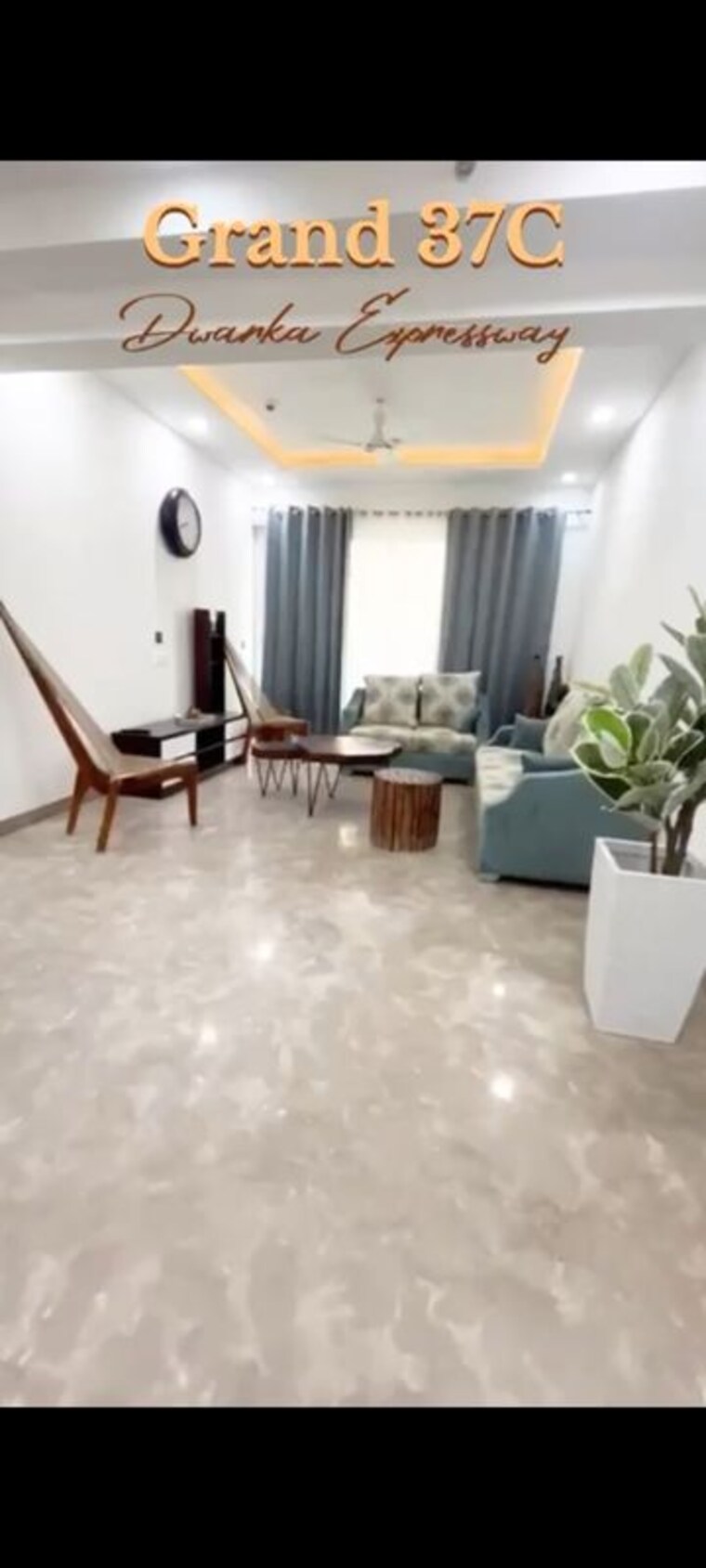 Living Room, sare-home 4 Bedroom 1895 Sq.Ft. Apartment In Sector 92 Gurgaon 10640660