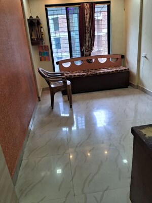 Living Room in 1 BHK Apartment at Omkar Society Ghansoli, Ghansoli – for Rent