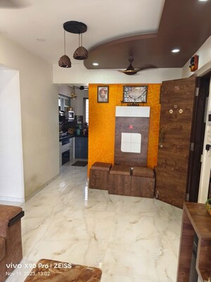 Living Room in 2 BHK Apartment at Mahavir Heights Ghansoli, Ghansoli – for Rent