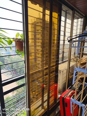 Balcony in 2 BHK Apartment at Mahavir Heights Ghansoli, Ghansoli – for Rent
