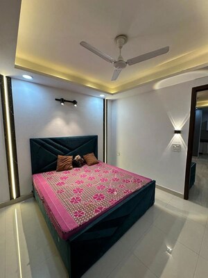 Bedroom in 2 BHK Builder Floor at Freedom Fighters Enclave – for Rent