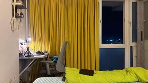 Living Room in 2 BHK Apartment at Omkar Ananta, Goregaon East – for Rent