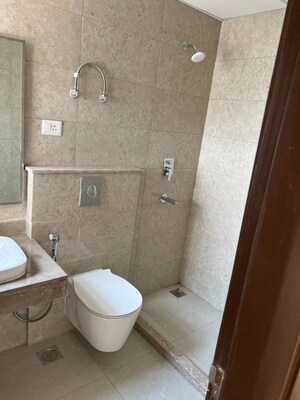 Bathroom in 3 BHK Apartment at Ramprastha Skyz, Sector 37d – for Rent